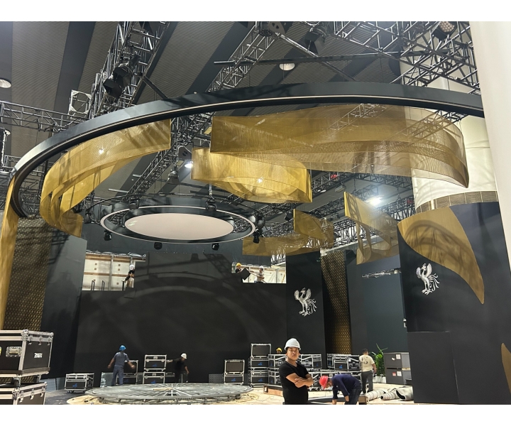 Installation site of Lexus booth at the 2023 Guangzhou Auto Show